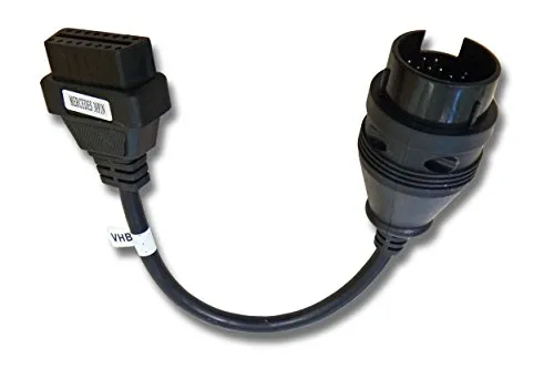 vhbw OBD2 Adapterkabel On-Board-Diagnose Stecker 38Pin-OBD1 auf 16Pin-OBD2 kompatibel mit Mercedes Benz Fahrzeug, Diagnosegeräte 40cm