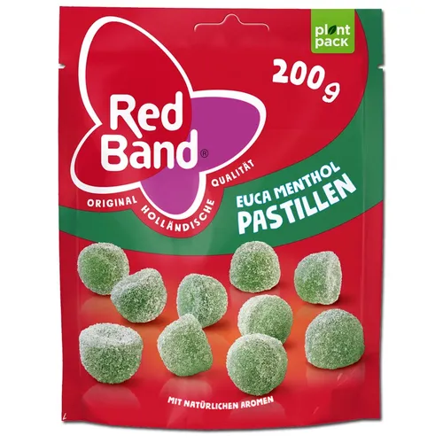 Produktbild Red Band Euca Menthol Pastillen 200g Beutel