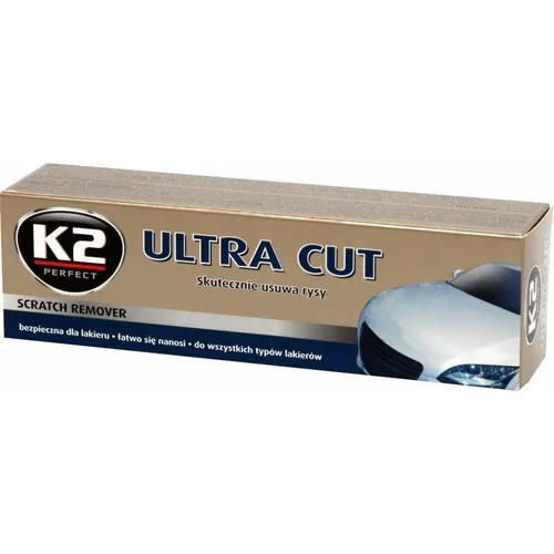 K2 Ultra Cut Schleifpaste Polierpaste 100ml - Autopflege & Motorradpflege - Effektive Lackpolitur für eine mühelose Außenreinigung und brillanten Glanz, ideal zur Beseitigung von Kratzern.