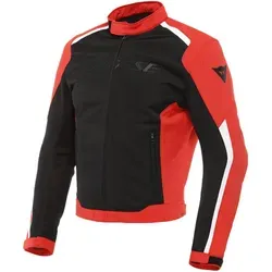 Dainese Hydraflux 2 Air D-Dry Motorradjacke, schwarz-rot, Größe 58 - Motorradjacke mit optimaler Belüftung und SlimFit-Passform, ideal für Zwischensaison und Sommerfahrten.