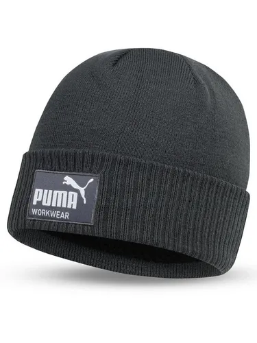 PUMA Workwear Beanie Mütze Herren Winter - Strickmütze mit Wärmepolsterung für die Ohren Atmungsaktive & Elastische Wintermütze Perfekt für Outdoor Aktivitäten