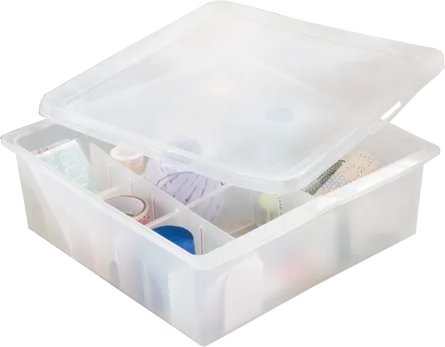 Aufbewahrungsbox RUCO, transparent, B:27cm H:10cm T:28cm