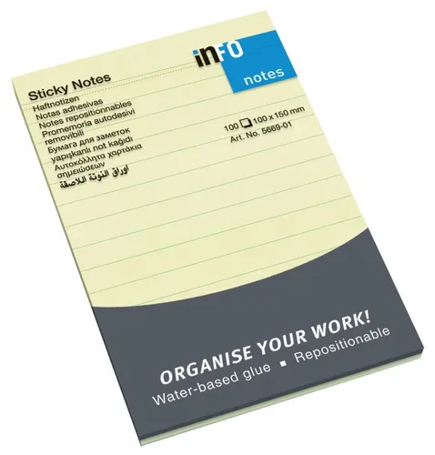 inFO Haftnotizen 10,0 x 15,0 cm 5669-01-L