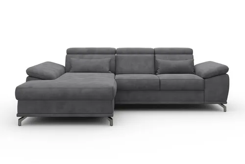 sit&more Ecksofa Cabrio L-Form, B: 295 cm, mit Sitztiefen-, Arm- & Kopfteilverstellung, 2 Nierenkissen, Federkern, optional Schlaffunktion und Stauraum