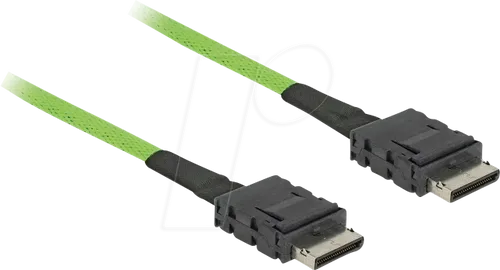 Delock OCuLink Kabel SFF-8611 - SFF8611 (85211) - Interne Kabel für PC, bietet hohe Übertragungsgeschwindigkeiten und zuverlässige Verbindung für moderne Speicherlösungen.