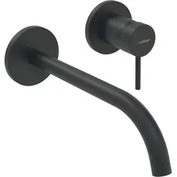 Hansa HANSAPUBLIC Waschtisch-Wandarmatur 22,5 cm in schwarz von Hansa