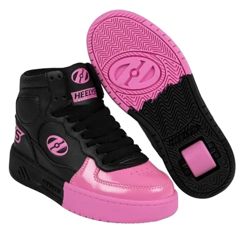 Heelys Rezerve Ex Sneaker Schwarz 38 EU – Retro Y2K Style - Stylische Heelys Sneaker im Y2K-Design mit gepolstertem Kragen und strapazierfähiger Gummisohle. Perfekt für Komfort und coolen Auftritt!