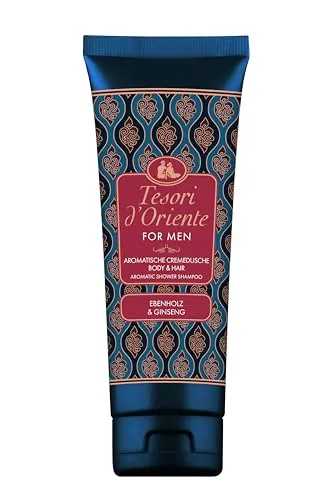 Tesori d'Oriente Cremedusche 'Ebenholz und Ginseng' 250ml | Für Männer