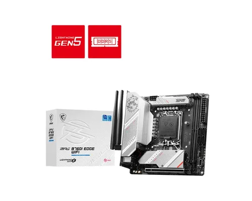 MSI PRO B760-P DDR4 II Micro-ATX Mainboard - Unterstützt Intel Core 12./13./14. Gen, 64 GB RAM und blitzschnelle M.2 Gen4 x4 Anschlüsse für Gaming und Content Creation