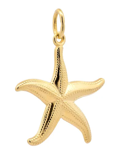 Kettenanhänger Seestern aus massivem 333 Gold - Eleganter Kettenanhänger in Form eines Seesterns, gefertigt aus hochwertigem 8 Karat Gold. Ideal für besondere Anlässe und als stilvolles Accessoire.