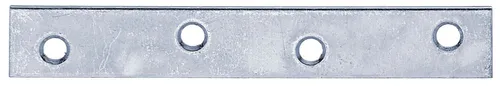 Alberts Winkelverbinder Alberts 849375 Flachverbinder, schmal, sendzimirverzinkt, 60 x 14 mm, Alberts 100x Flachverbinder