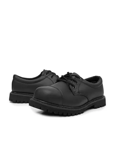 Brandit Phantom Ranger 3-Loch Schuhe Schwarz, Gr.- UK11/EU45 - Herren Militär- & Einsatzstiefel mit stabiler Stahlkappe, ideal für Outdoor-Aktivitäten und robusten Einsatz.