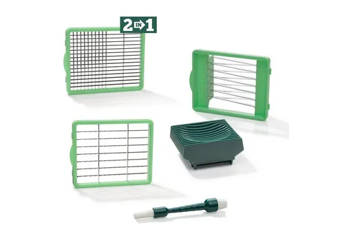 Genius Nicer Dicer Chef Gemüseschneider in grün von Genius