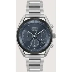 BOSS Chronograph Quarz Uhr für Herren - TOP Kollektion mit Edelstahlarmband - Armbanduhren für Herren mit Quarz-Chronographwerk, 10 bar wasserabweisend und ideal für Wassersportaktivitäten.