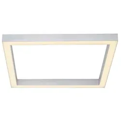 Paul Neuhaus LED Deckenleuchte PURE LINES, 55 cm - Moderne LED-Deckenleuchte in Aluminium, 1-flammig mit Fernbedienung, ideal für stimmungsvolle Beleuchtung in jedem Raum.