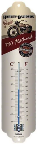 Nostalgic-Art - Metall-Thermometer Analog - Harley-Davidson Flathead