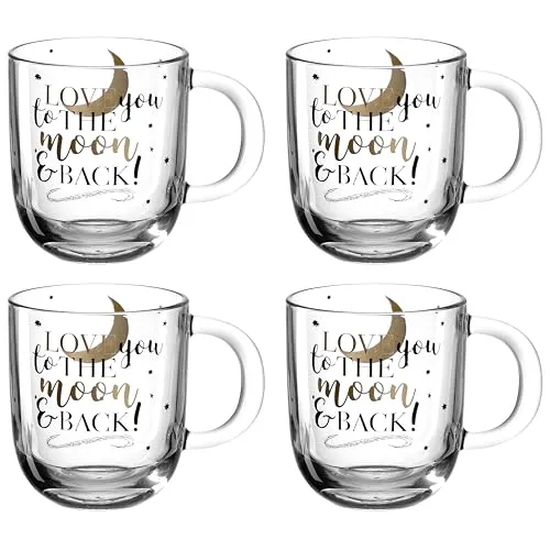 LEONARDO HOME 046450 EMOZIONE Tassen 400 ml in schwarz von LEONARDO