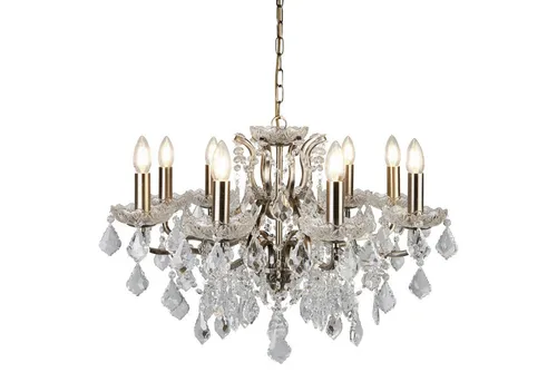 Searchlight Kronleuchter Hängeleuchte Paris, 8-flammig in gold von Searchlight