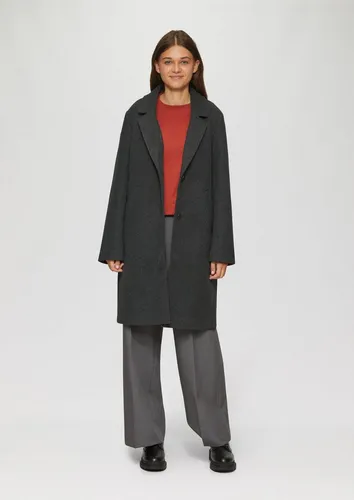 QS Damen 2148481 Mantel mit Reverskragen - Funktionsjacke mit elegantem Reverskragen, ideal für Übergangszeiten und bequem im Regular Fit.