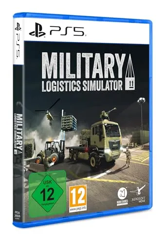 Aerosoft Military Logistics Simulator PS5 - Realistische Militärlogistik Simulation - Erlebe spannende Logistikmissionen auf der PS5. Optimiere Nachschubketten und steuere authentische Militärfahrzeuge in dynamischen Missionen. Taktisches Denken und strategische Planung sind der Schlüssel zum Erfolg!