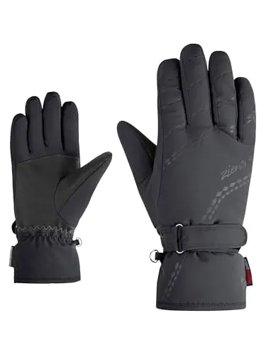 Ziener Keva-z PR Glove Lady black (12) 6 - Ziener Skihandschuhe für Damen, wetterfest und mit optimaler Wärmeisolierung für perfekten Komfort auf der Piste.