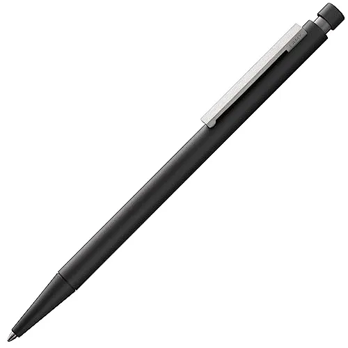 LAMY cp1 twin pen Multifunktionsschreibgerät 656 – Schreiber aus Edelstahl mit abgefedertem Clip und Radiergummi – Kugelschreiber-Mine M 21 schwarz – Strichbreite M /Druckbleistift Mine M 41 (0,5) HB