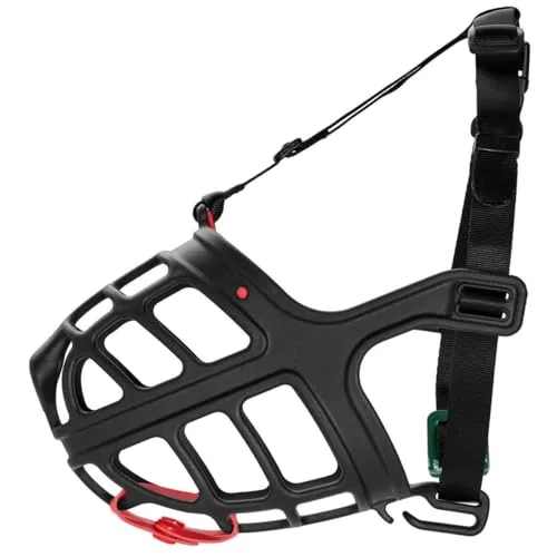 HUNTER ALBURY Hundemaulkorb, Größe 2, schwarz - Maulkörbe für Hunde mit herausnehmbarem Giftköderschutz, flexibel und robust, ideal für Sicherheit und Komfort beim Spaziergang.