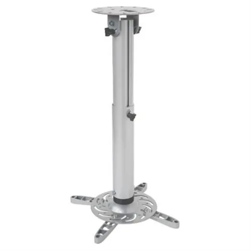 MANHATTAN 424851 Beamer-Deckenhalterung - Neigbar und drehbar, ideal für flexibles Projektor-Setup in grau