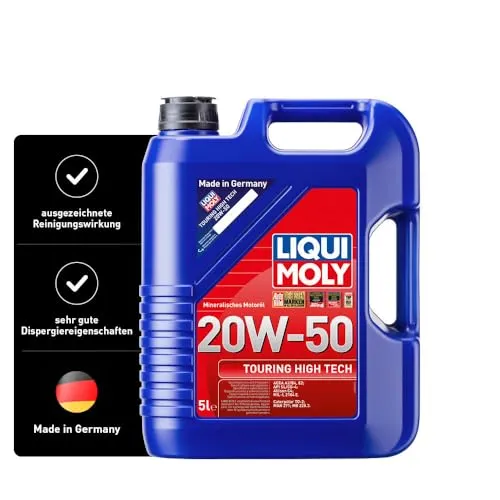 LIQUI MOLY Touring High Tech 20W-50 | 5 L | mineralisches Motoröl | Art.-Nr.: 1255