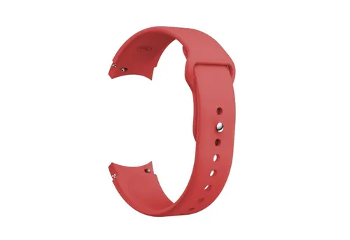 König Design Smartwatch-Armband Samsung Galaxy Watch 4 40mm, Smartwatch-Armband für Samsung Galaxy Watch 4 40mm Sport Ersatz Armband Silikon Rot