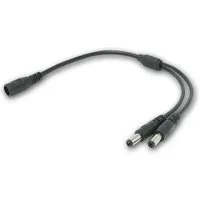 world-trading-net DC-Kabel Verteiler 2-fach 2x Stecker 55x25mm