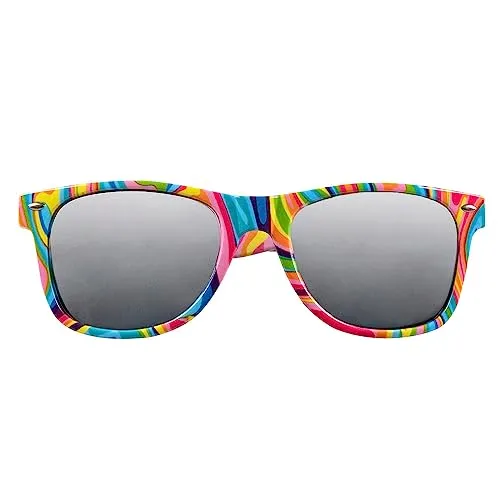 Boland Partybrille - Farbige Spaßbrille aus robustem Kunststoff, ideal für Mottopartys und Karneval