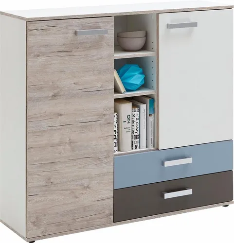 FMD Kommode Nona 4, Breite 117 cm in weiß von FMD