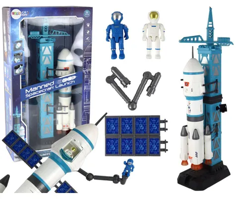 Toy Space Mission Rakete mit Astronauten Launcher – 15 Teile