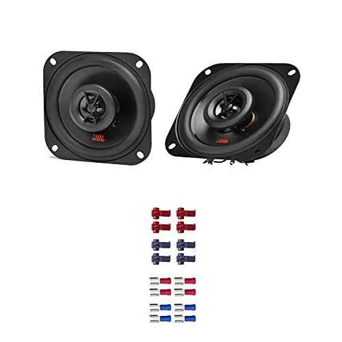 JBL Auto Lautsprecher Boxen Stage2 424 300 Watt 10 cm 2 Wege Koax passend für Mercedes 190er 201 1982-1993 Armaturenbrett vorne