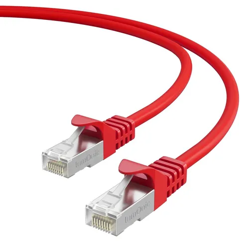 1m CAT7 Patchkabel S/FTP RJ45 Rot Ethernet LAN Netzwerkkabel