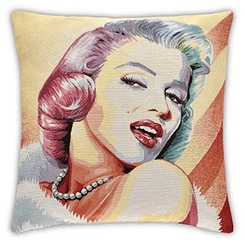 PAD Dekoobjekt Kissenhülle Marilyn (45x45cm) - Kissen, stilvolle Marilyn-Design mit 45x45cm, ideal für ein elegantes Wohnambiente.