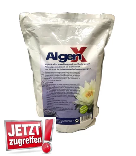 Algen X 3 kg für ca 90000 Liter 35 g für 1000 Liter Fadenalgenstopp