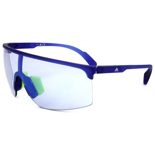 Adidas Sport Man 99mm Matt Blau Sonnenbrille SP0005-91X-0 in blau von adidas
