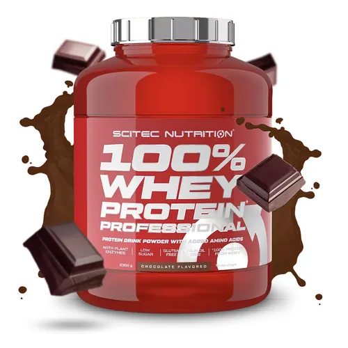 Scitec Nutrition 100% Whey Protein Professional - Salziges Karamell - Molkenproteine, angereichert mit Aminosäuren und Verdauungsenzymen für optimale Proteinabsorption und Muskelwachstum, glutenfrei und palmölfrei.