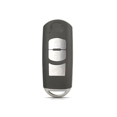 3 Tasten Autoschlüssel Fall Fernbedienung Schlüssel Punto Taste Smart Remote Key Shell Case Fob für Mazda 3 5 6 CX-5 CX-7 CX-9 MX-5 Miata RX-8 2006-2018 (3button) 2