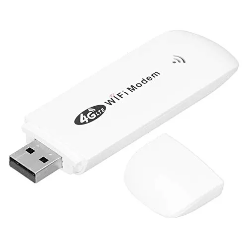 4G LTE USB Netzwerkadapter WLAN Hotspot Router Modem Stick, Netzwerkadapter Teilen Sich bis zu 10 WLAN Nutzer kompatibel mit Android