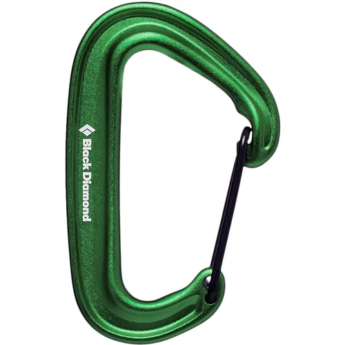 Black Diamond Miniwire Karabiner (Größe One Size, gruen)