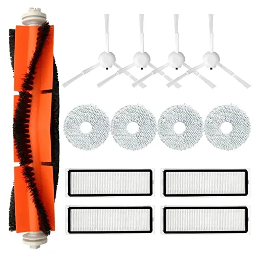 Stück Zubehör für Dreame L10s Ultra/Xiaomi X10 Saugroboter Ersatzteile, Hauptbürste,HEPA Filter,Seitenbürste und Reinigungsbürste Set für Dreame L10s Ultra /S10 / S10 PRO/Xiaomi X10+ Saugroboter 13