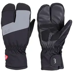 BBB Cycling Unisex Fahrrad Handschuhe Subzero 2 x 2 | Wasserdicht und Thermo für Herren und Damen - Hochwertige Fahrradhandschuhe mit Primaloft-Isolierung für optimalen Kälteschutz. Robuste Eurotex-Schicht hält Hände warm und trocken. Extra lange Stulpe für Komfort und reflektierende Einlage für Sichtbarkeit.