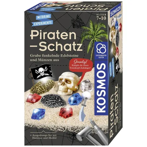Kosmos 657888 Piraten-Schatz Experimente - Lernspielzeug für Kinder ab 7 Jahren, spannende Mitbring-Experimente für kleine Entdecker