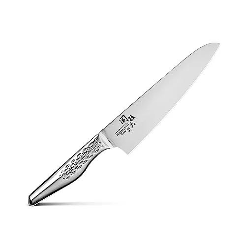 KAI Seki Magoroku Shoso Kochmesser 18 cm - Japanisches Meisterwerk - Messer asiatischer Art, gefertigt aus 5CR15MoV Edelstahl, mit konvexem Anschliff und ergonomischem Griff für präzise Schneidarbeiten.