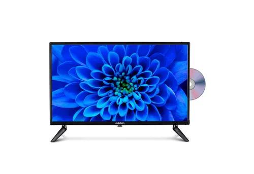 MEDION 24 Zoll Full HD Fernseher mit DVD-Player - Fernseher & Heimkino: 24 Zoll Full HD Fernseher mit integriertem DVD-Player und Triple Tuner für vielseitigen Empfang, ideal für Camping und unterwegs.