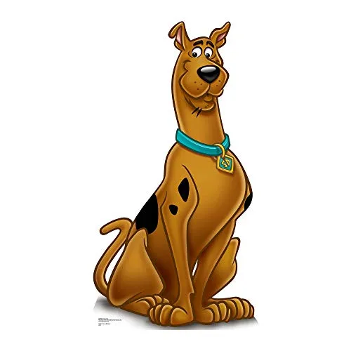 STAR CUTOUTS STSC683 Scooby DOO Lebensgroßer Pappaufsteller - Pappaufsteller für Fans und Sammler, aus umweltfreundlichem Karton mit lebensechten Details – ideal für Partys und als Raumdekoration.