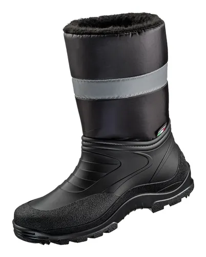 Feldtmann Winterstiefel Skagen schwarz, Reflex, Größe 41 - Winterstiefel mit Reflexelementen für optimale Sichtbarkeit und Sicherheit bei winterlichen Bedingungen.